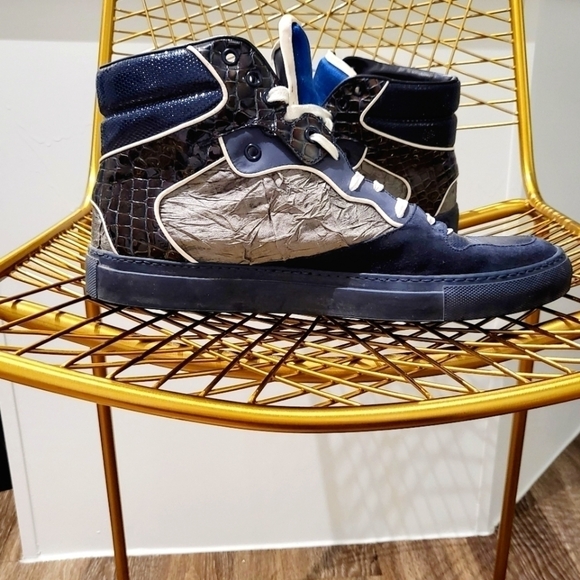Balenciaga | Patchwork High-Top Trainer - Picture 1 of 9